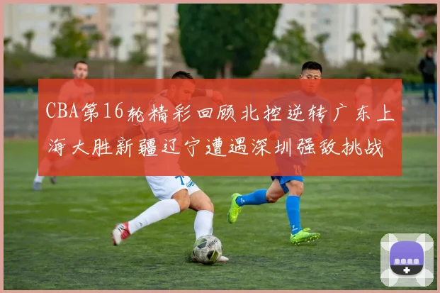 CBA第16轮精彩回顾北控逆转广东上海大胜新疆辽宁遭遇深圳强敌挑战